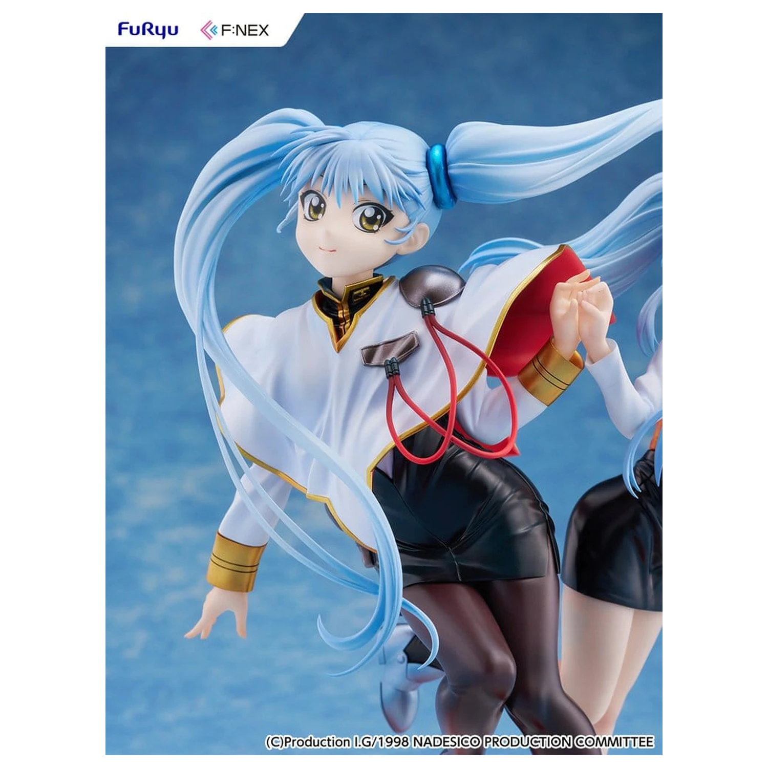 Nadesico the movie The prince of darkness PVC Figur 1/7 Ruri Hoshino double ruriruri Ver. 22 cm Produktfoto