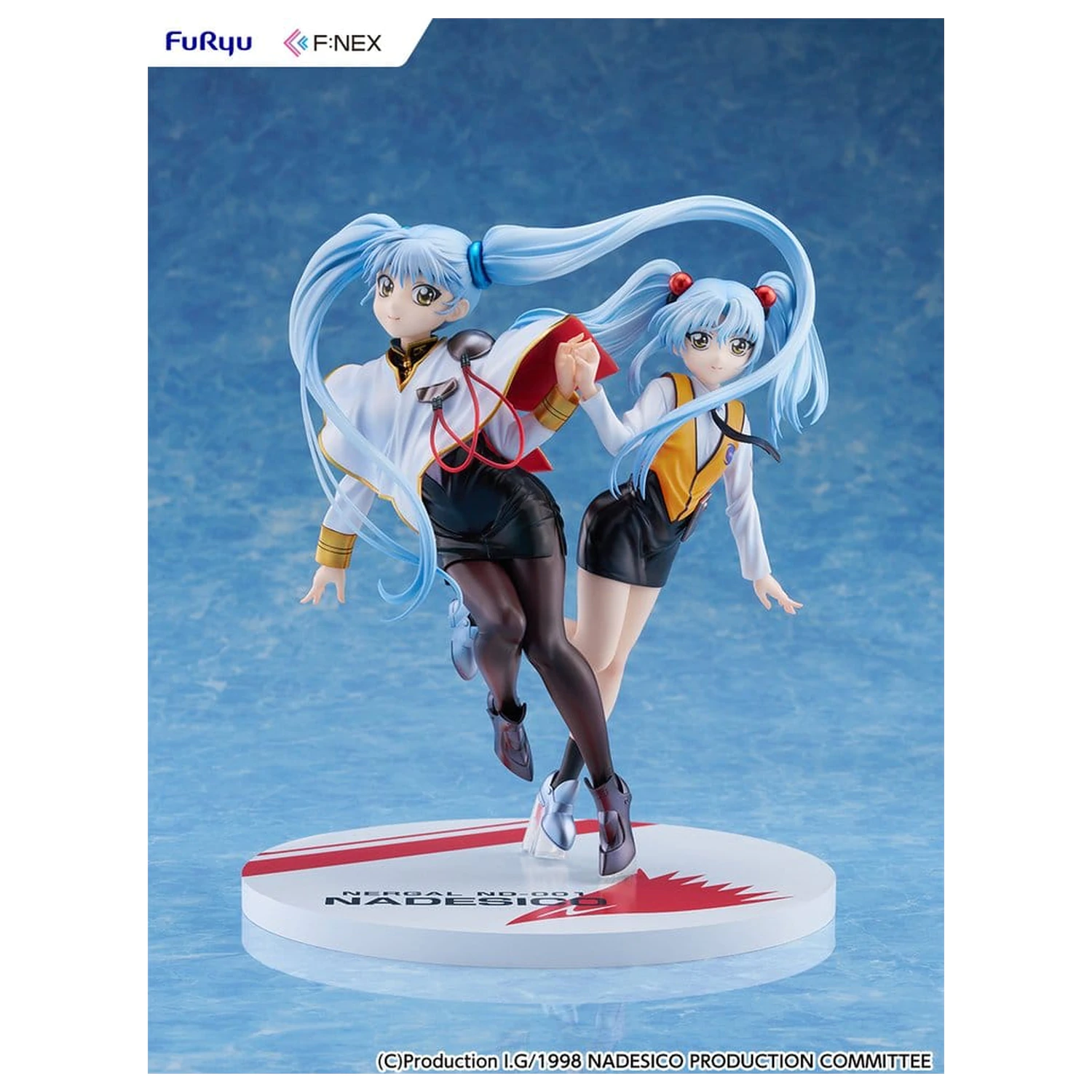 Nadesico the movie The prince of darkness PVC Figur 1/7 Ruri Hoshino double ruriruri Ver. 22 cm Produktfoto