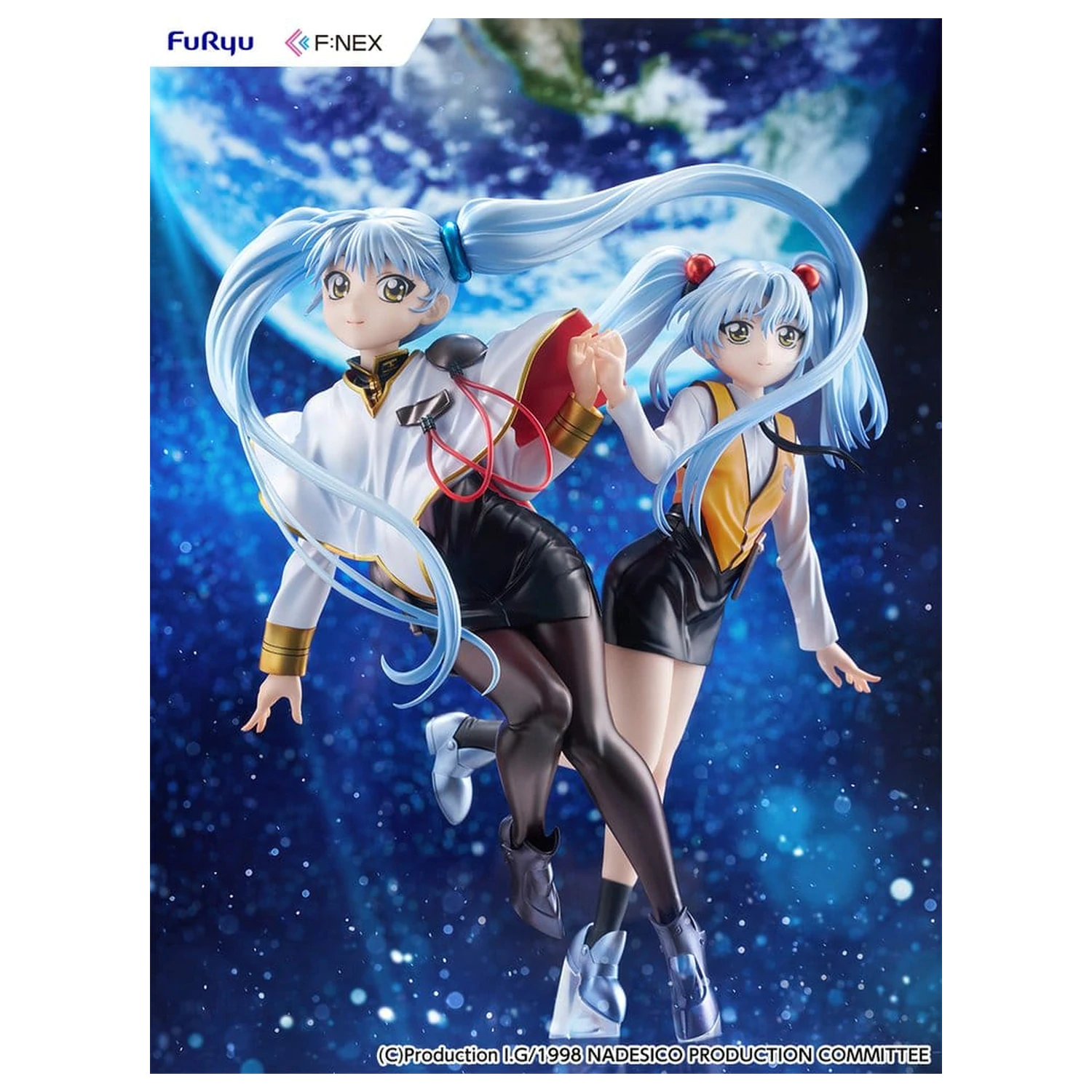 Nadesico the movie The prince of darkness PVC Figur 1/7 Ruri Hoshino double ruriruri Ver. 22 cm Produktfoto