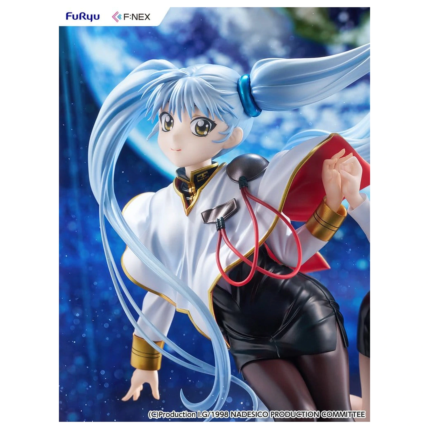 Nadesico the movie The prince of darkness PVC Figur 1/7 Ruri Hoshino double ruriruri Ver. 22 cm Produktfoto
