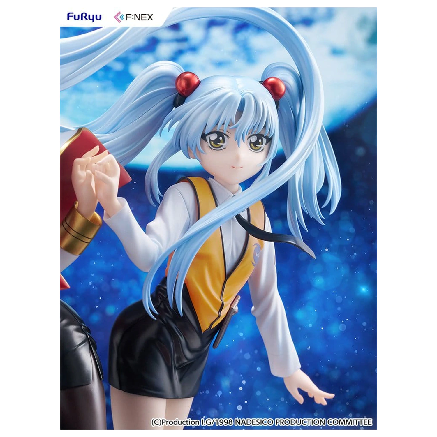 Nadesico the movie The prince of darkness PVC Figur 1/7 Ruri Hoshino double ruriruri Ver. 22 cm Produktfoto