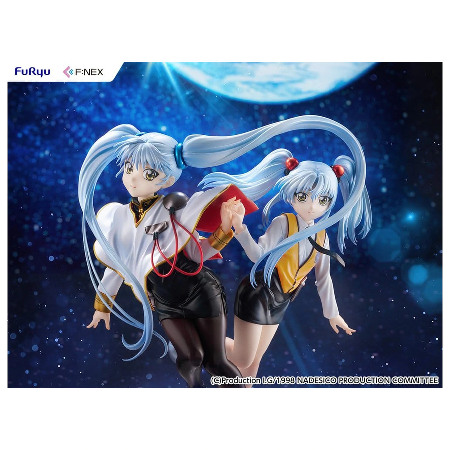 Nadesico the movie The prince of darkness PVC Figur 1/7 Ruri Hoshino double ruriruri Ver. 22 cm Produktfoto