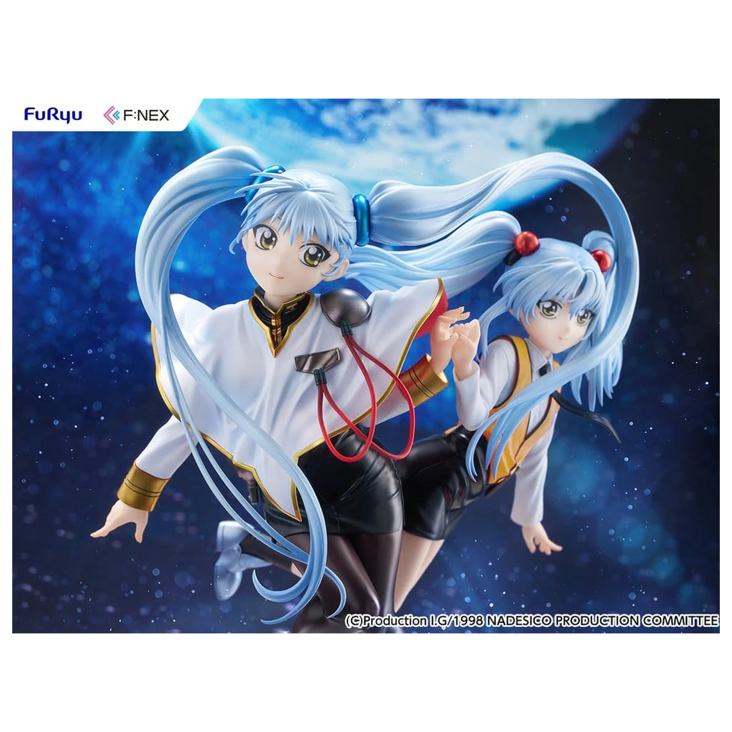 Nadesico the movie The prince of darkness PVC Figur 1/7 Ruri Hoshino double ruriruri Ver. 22 cm Produktfoto