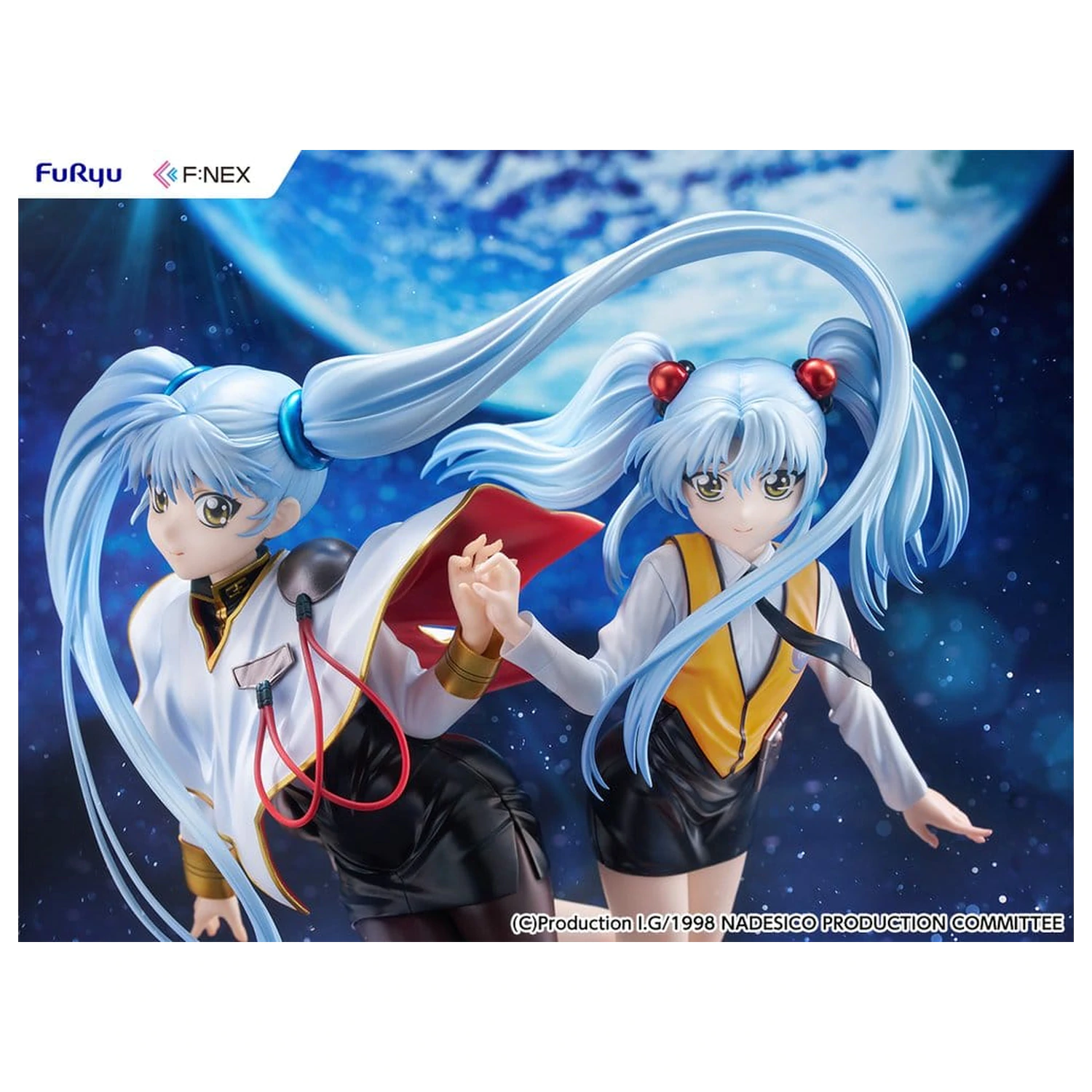 Nadesico the movie The prince of darkness PVC Figur 1/7 Ruri Hoshino double ruriruri Ver. 22 cm Produktfoto