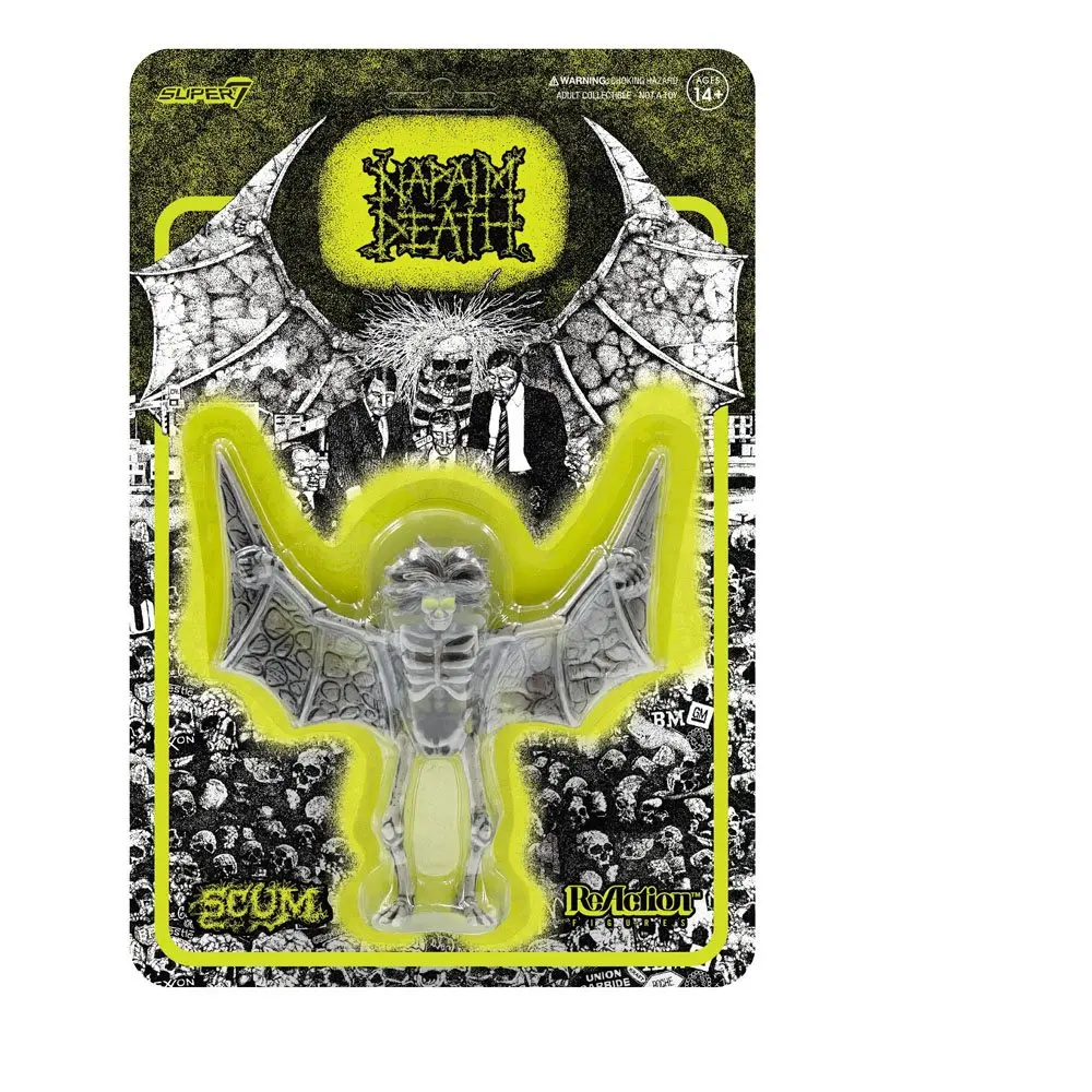 Napalm Death ReAction Actionfigur Scum Demon (Lime Green) 10 cm Produktfoto