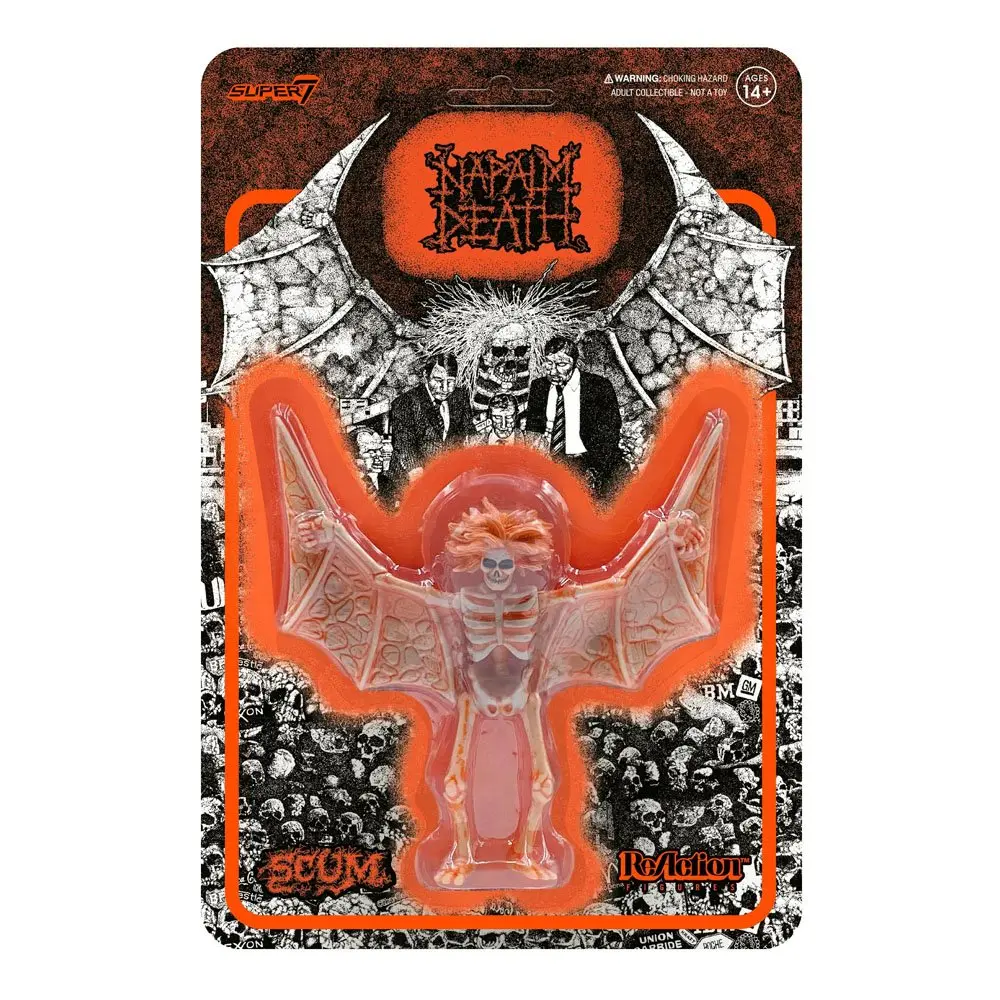 Napalm Death ReAction Actionfigur Scum Demon (Orange) 10 cm Produktfoto