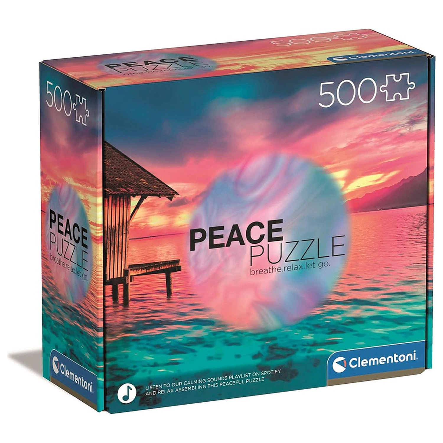 Sunset Paradise 500 Teile Peace Puzzle Clementoni Produktfoto