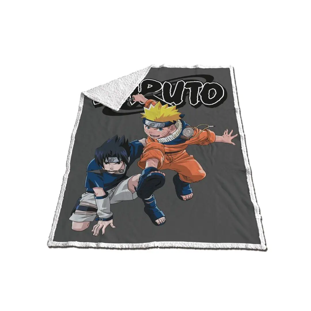 NARUTO Sherpa Decke 120x150cm Naruto & Sasuke termékfotó