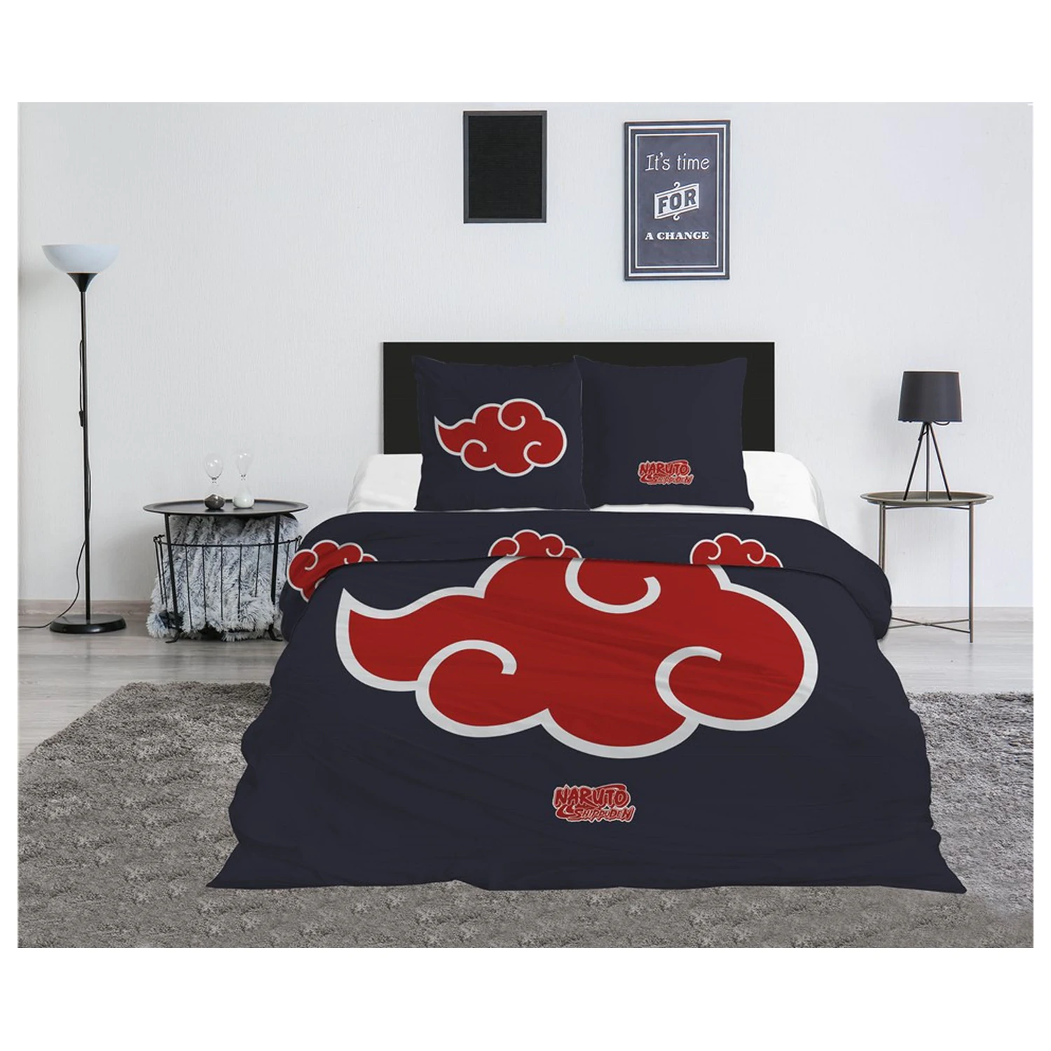 Naruto Akatsuki Doppel-Bettbezug Produktfoto