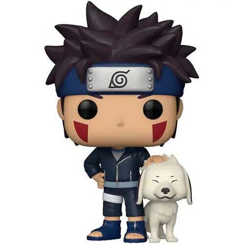 Naruto POP! Animation Vinyl Figur Kiba w/Akamaru 9 cm termékfotó