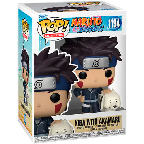 Naruto POP! Animation Vinyl Figur Kiba w/Akamaru 9 cm termékfotó