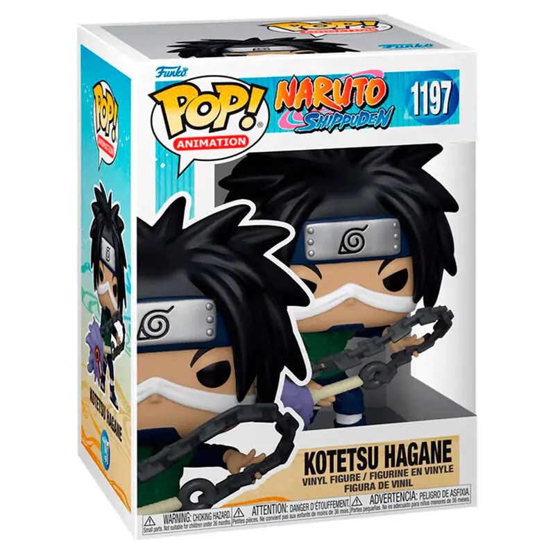 Naruto POP! Animation Vinyl Figur Kotetsu Hagane with Weapon 9 cm Produktfoto