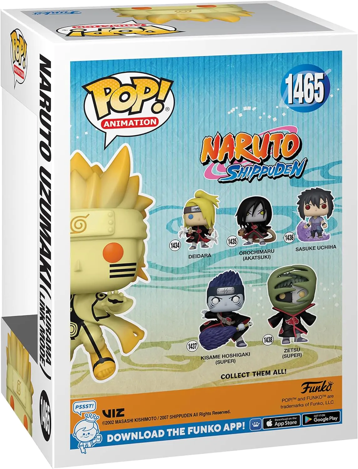 Naruto Funko POP Figur Naruto Kurama Link Mode 9 cm termékfotó