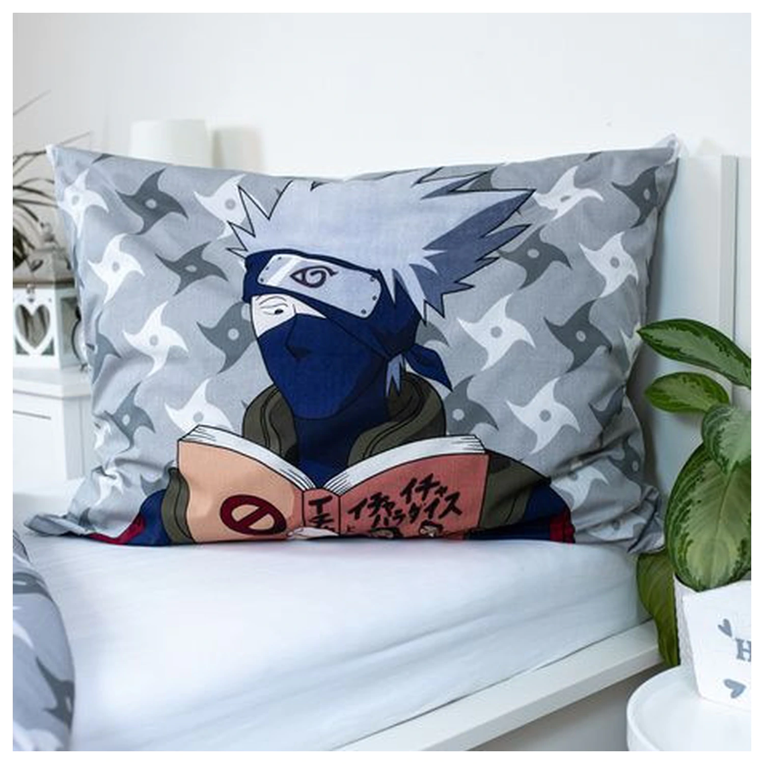 Naruto Grau Bettbezug Produktfoto