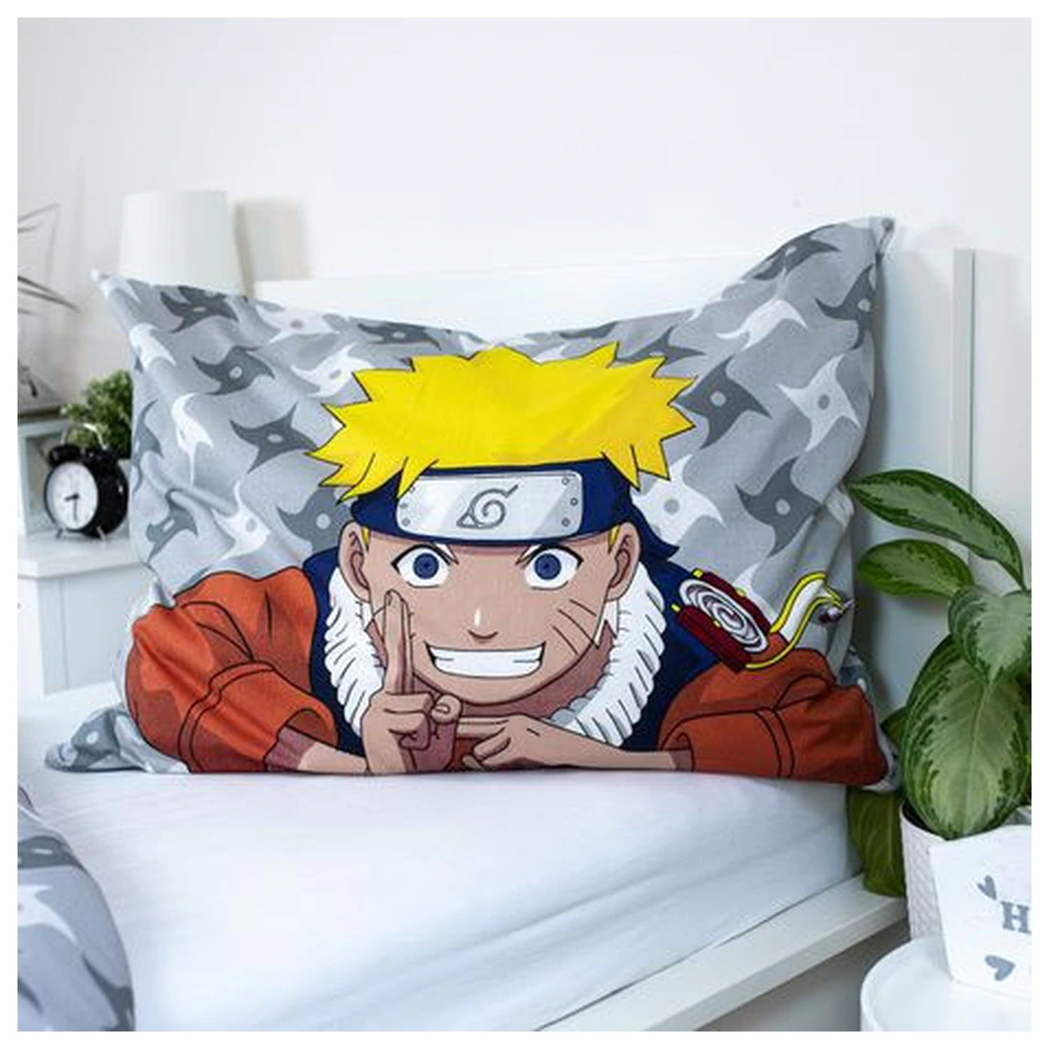 Naruto Grau Bettbezug Produktfoto