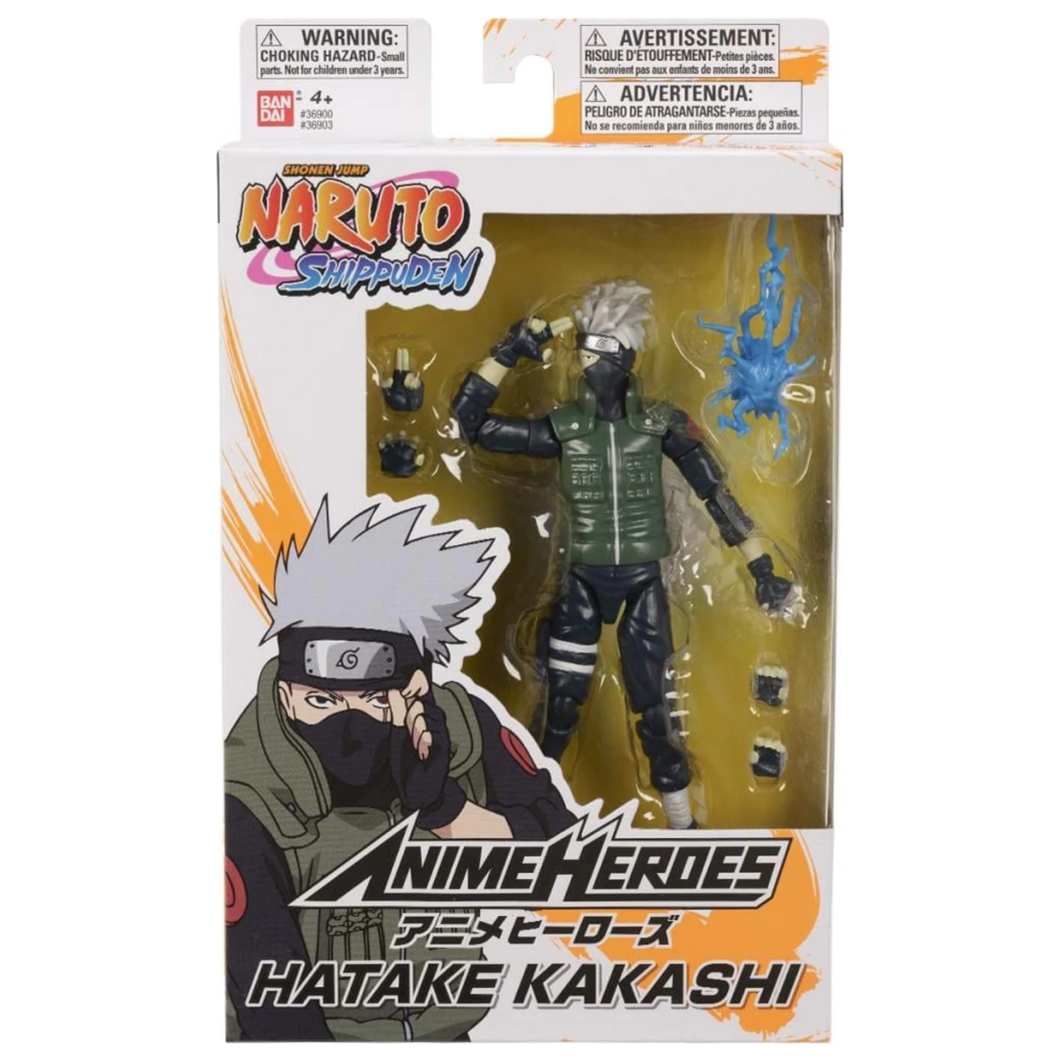 Naruto Hatake Kakashi Figur Anime Heroes 17cm Produktfoto