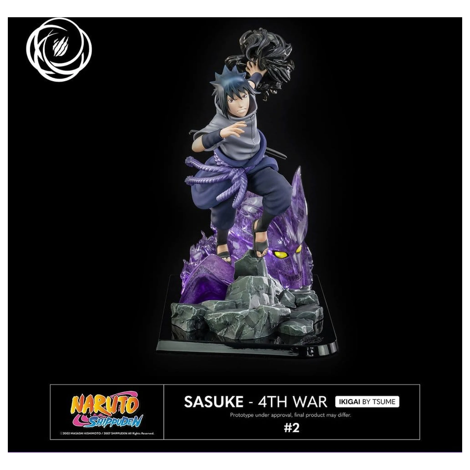 Naruto IKIGAI Figur 1/6 Sasuke Fourth Great Ninja War Produktfoto