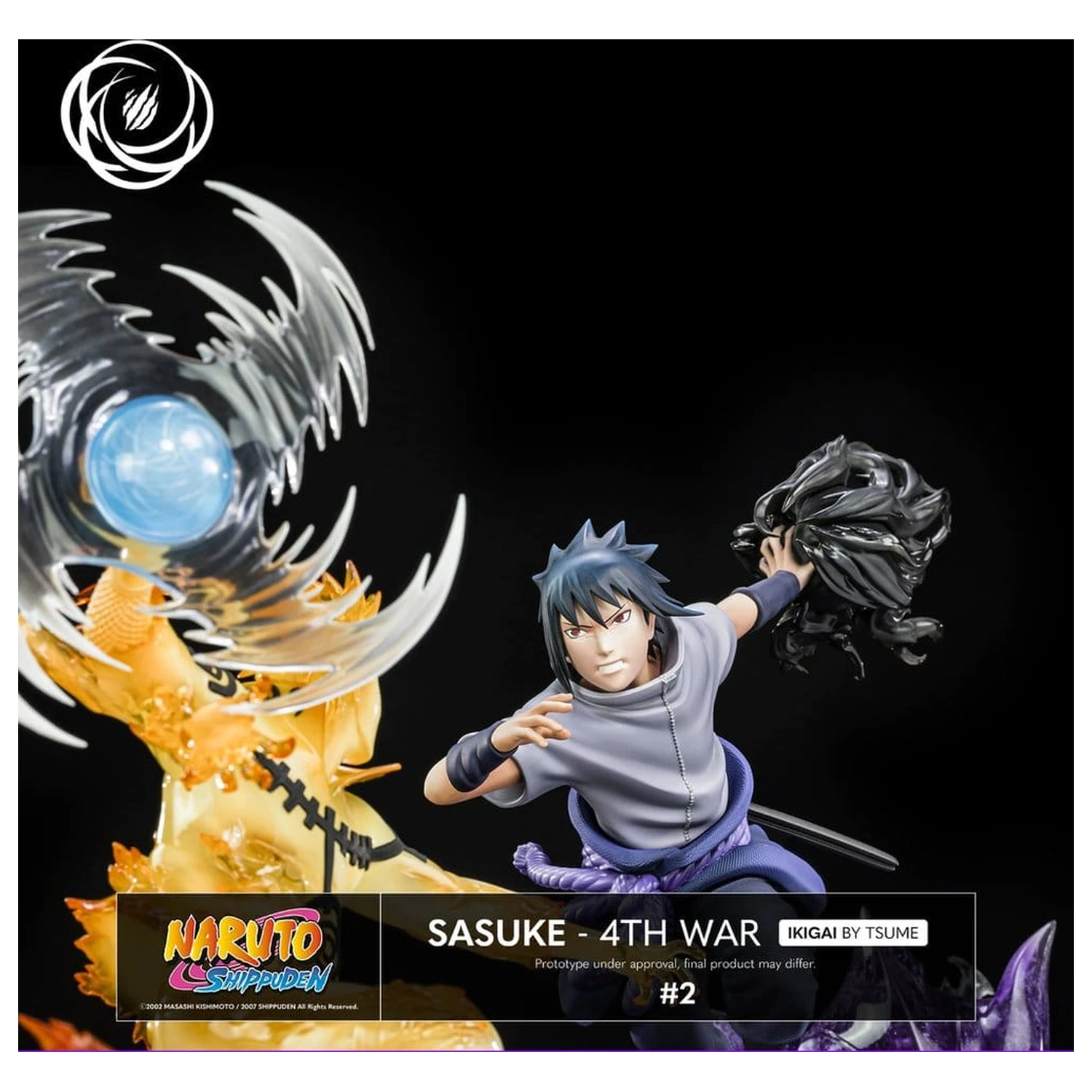 Naruto IKIGAI Figur 1/6 Sasuke Fourth Great Ninja War Produktfoto