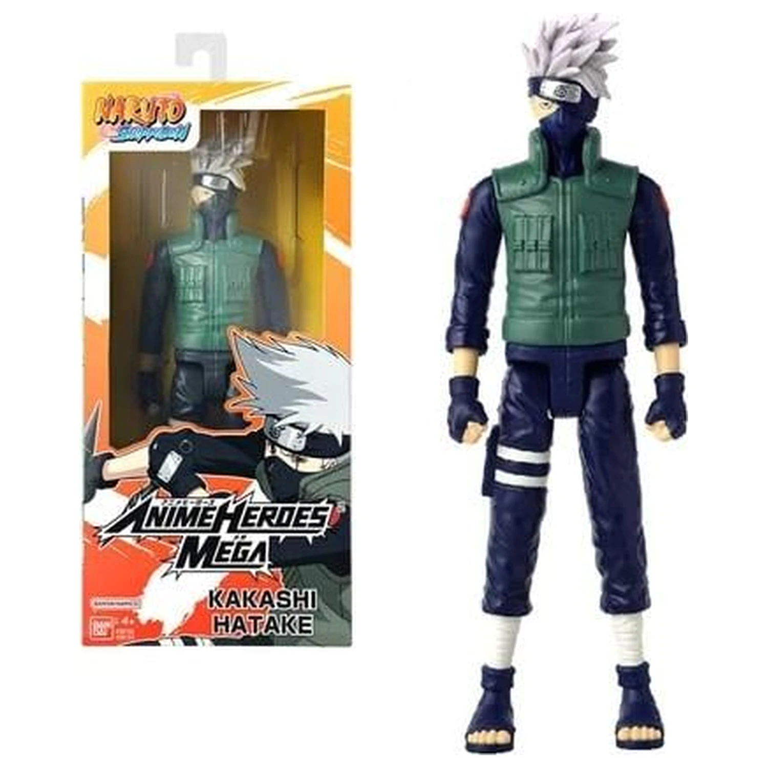 NARUTO Kakashi Anime Heroes Mega Figur 30cm Produktfoto
