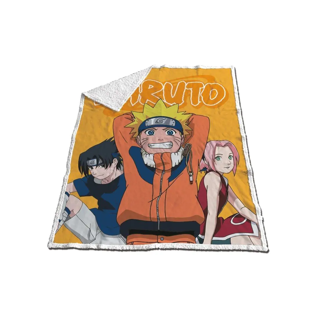 NARUTO Sherpa Decke Naruto, Sasuke & Sakura 120x150cm Produktfoto