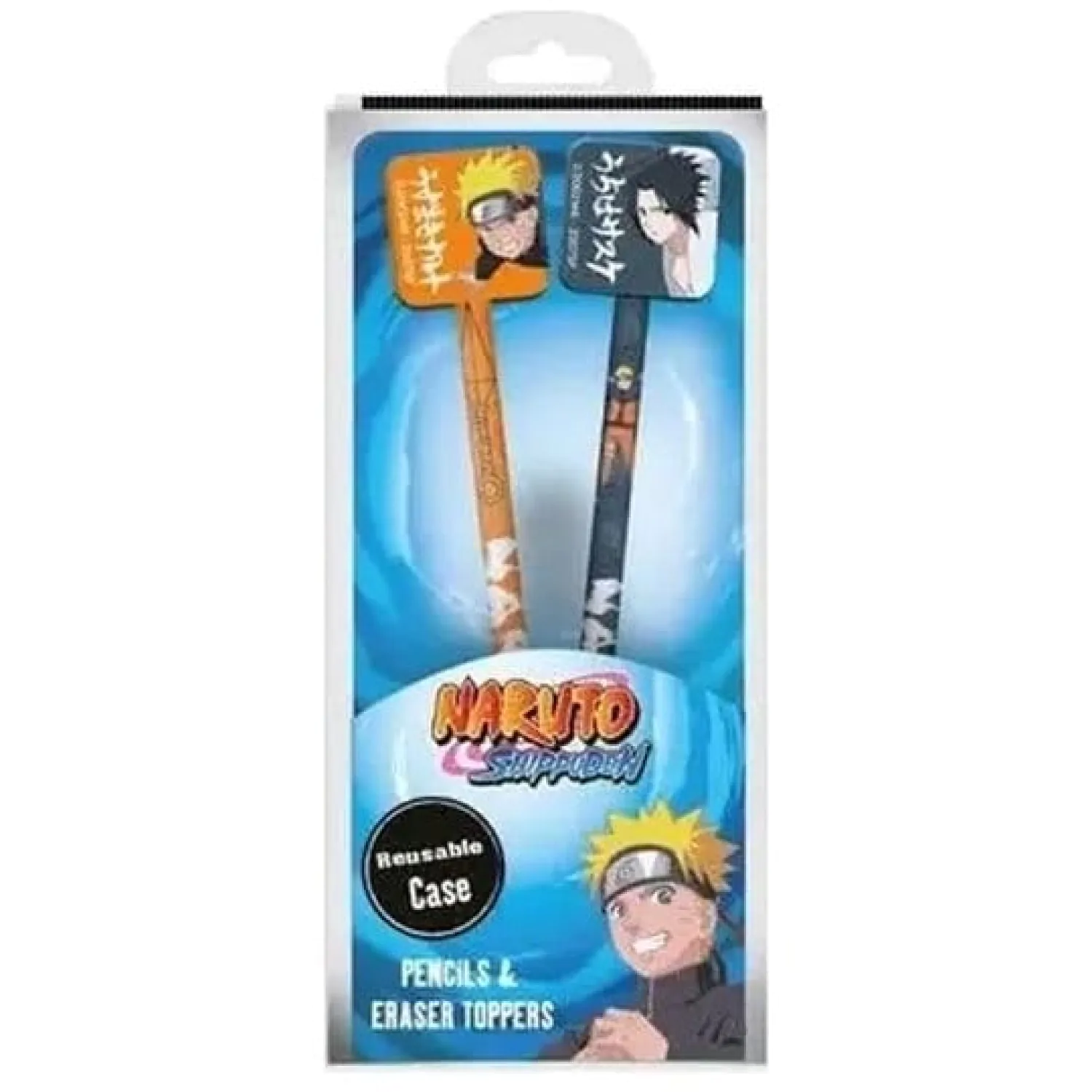 Naruto Bleistifte mit Toppers Naruto & Sasuke Produktfoto