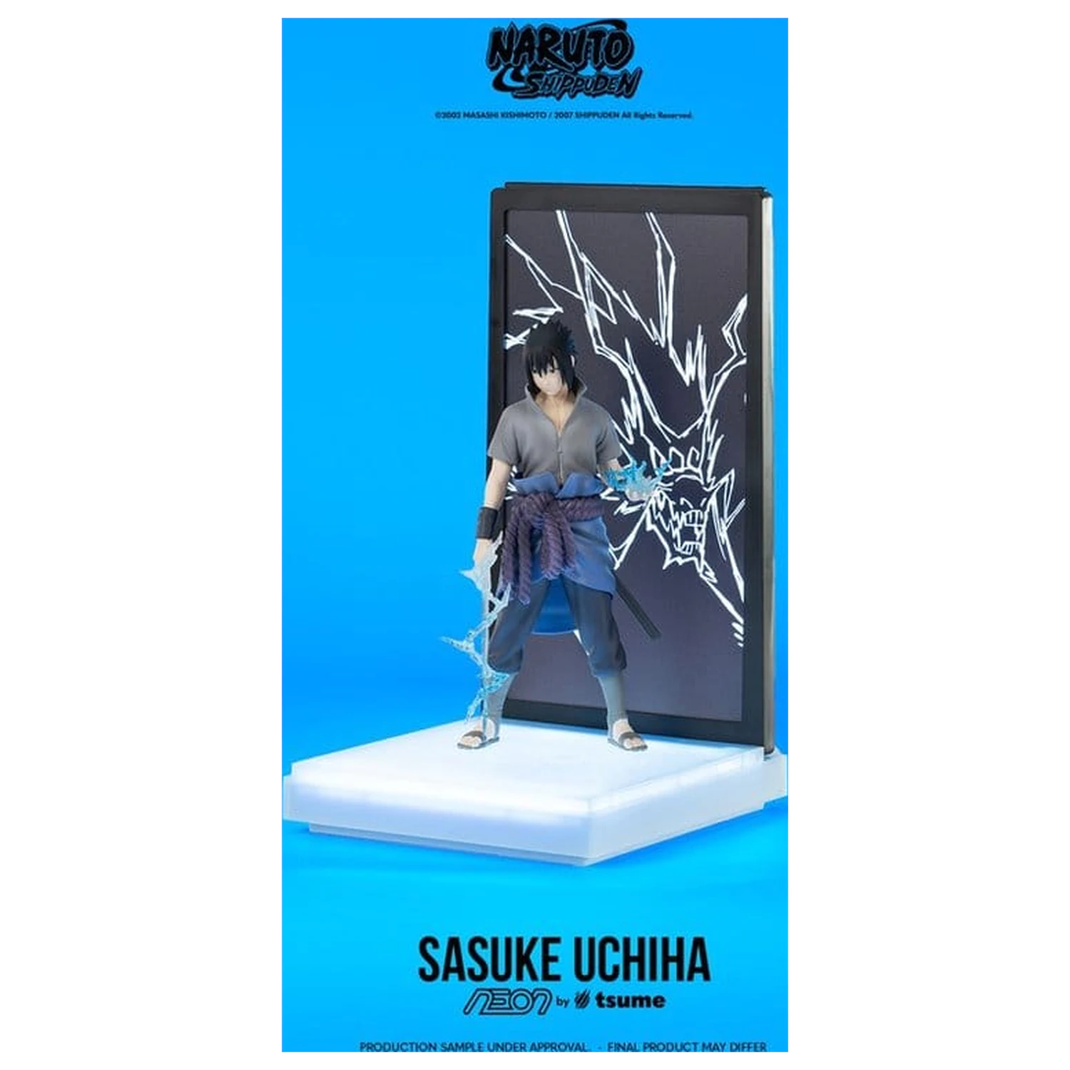 Naruto Neon Figur 1/9 Sasuke Uchiha 25 cm Produktfoto