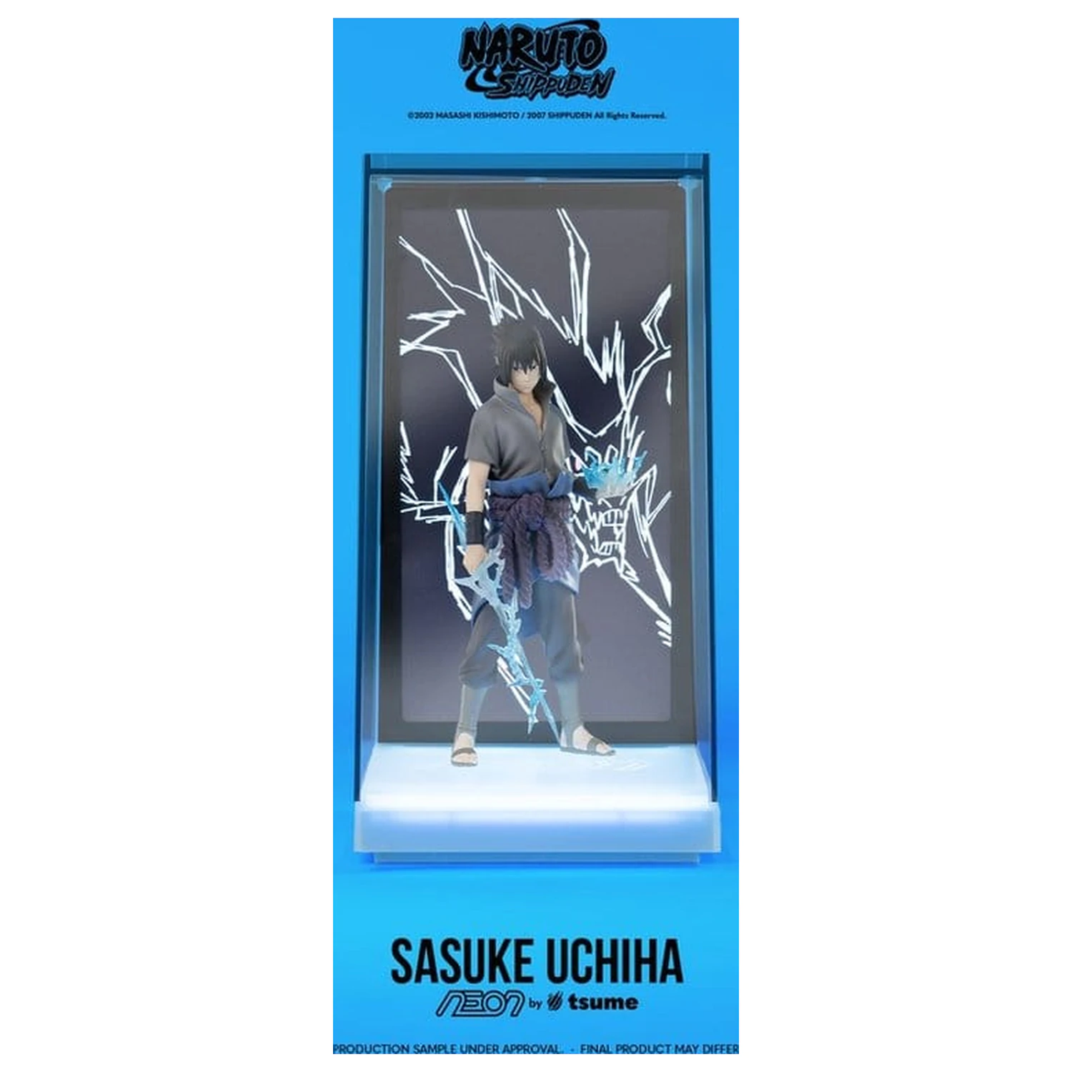 Naruto Neon Figur 1/9 Sasuke Uchiha 25 cm Produktfoto