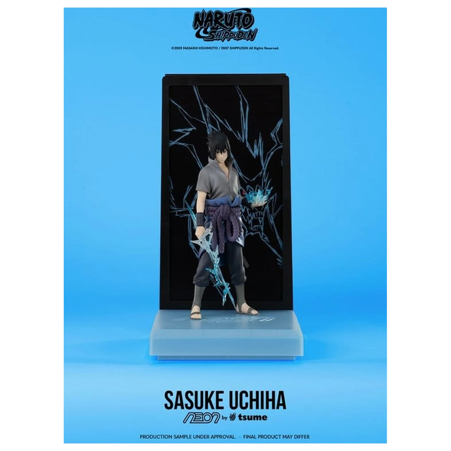 Naruto Neon Figur 1/9 Sasuke Uchiha 25 cm Produktfoto