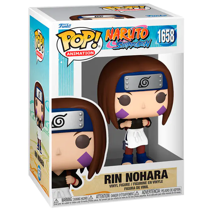 Naruto Pop! Animation Vinyl Figur Rin Nohara 9 cm Produktfoto