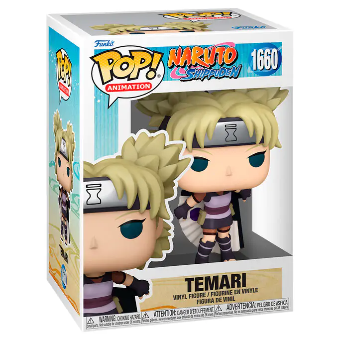 Naruto Pop! Animation Vinyl Figur Temari 9 cm Produktfoto