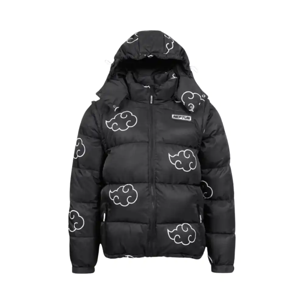 Naruto Puffer-Jacke Akatsuki Weiß termékfotó