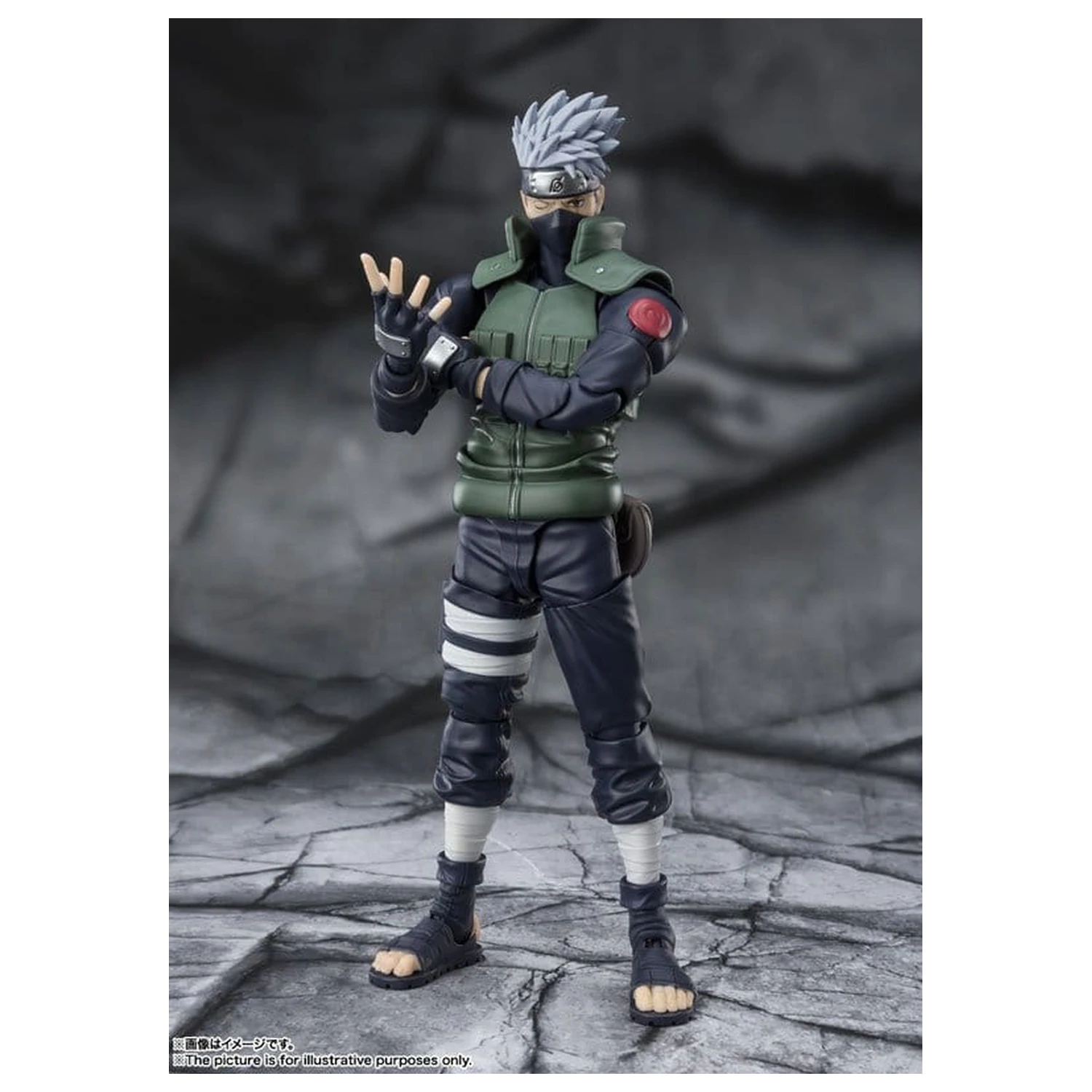Naruto S.H.Figuarts Actionfigur Kakashi Hatake -The famed Sharingan Hero- 16 cm Produktfoto