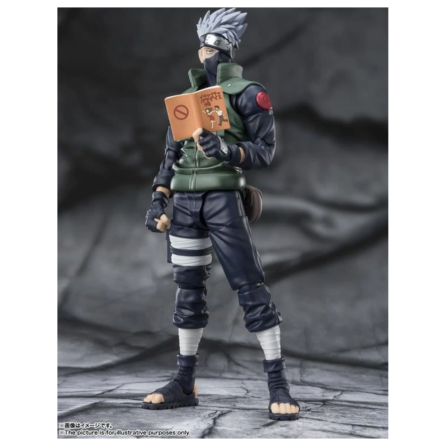Naruto S.H.Figuarts Actionfigur Kakashi Hatake -The famed Sharingan Hero- 16 cm Produktfoto