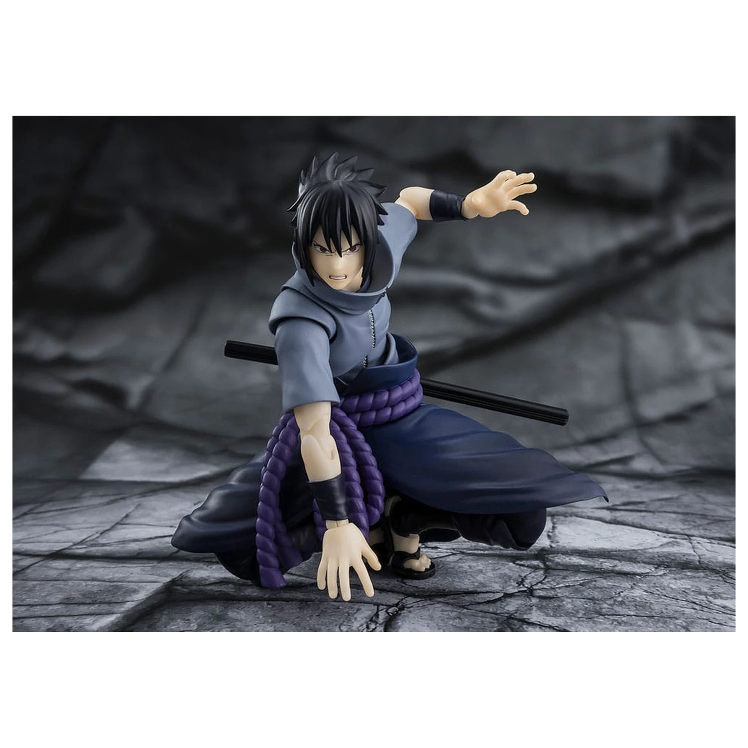 Naruto S.H.Figuarts Actionfigur Sasuke Uchiha Solitary Shinobi 15 cm Produktfoto