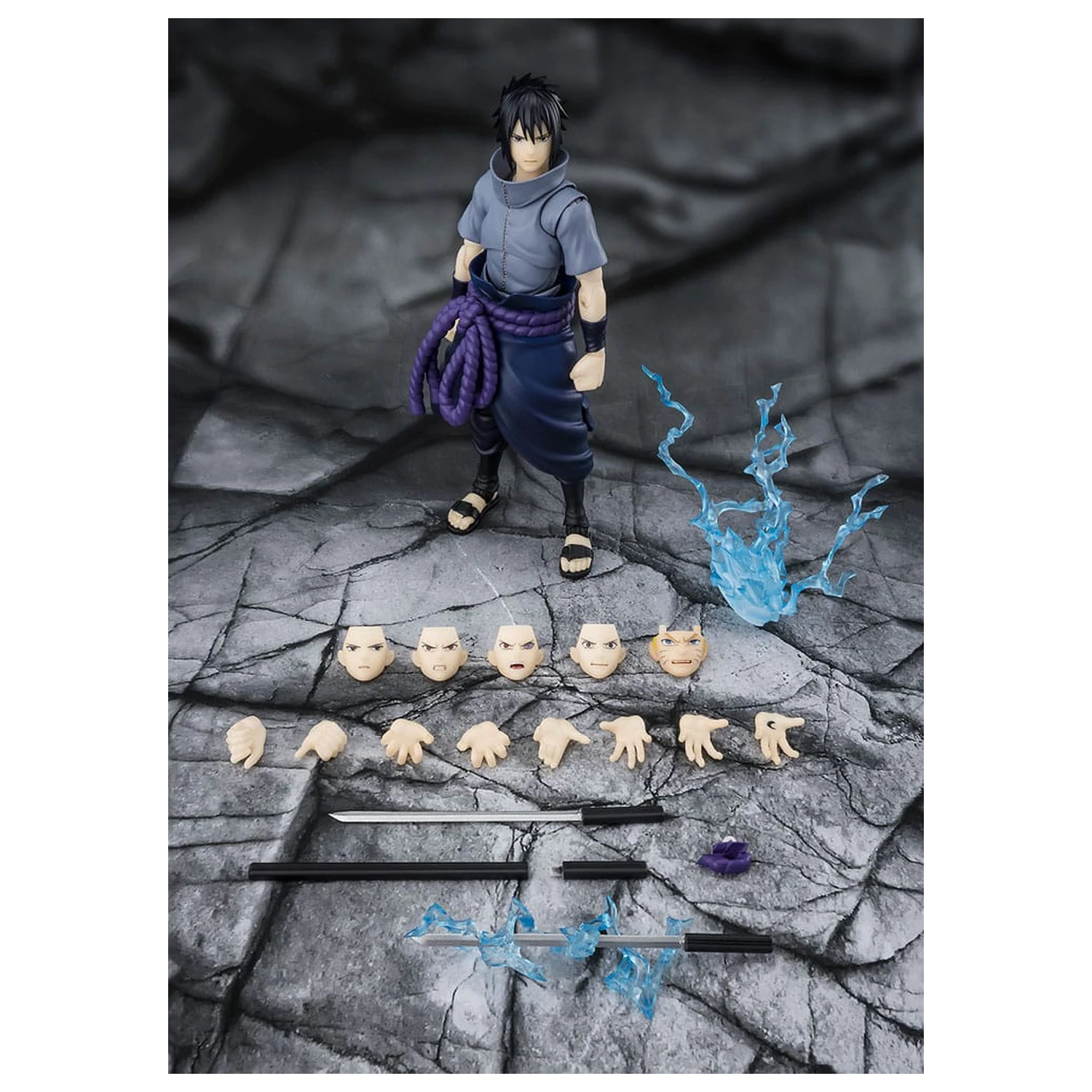 Naruto S.H.Figuarts Actionfigur Sasuke Uchiha Solitary Shinobi 15 cm Produktfoto