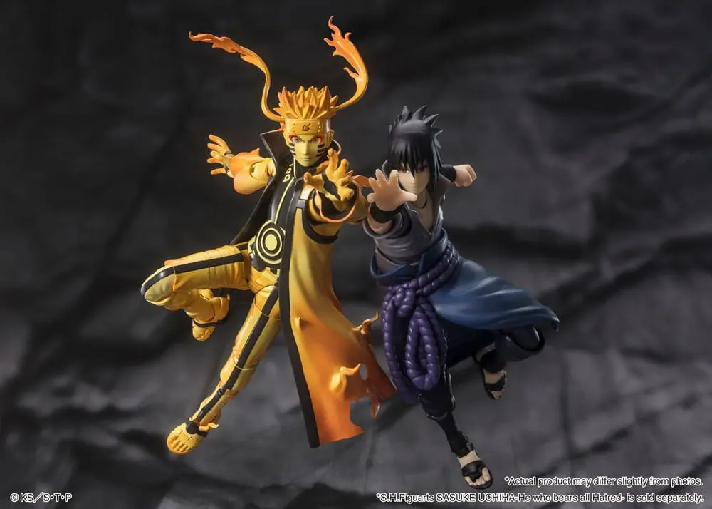 Naruto S.H. Figuarts Actionfigur Naruto Uzumaki (Kurama Link Mode) - Courageous Strength That Binds - 15 cm termékfotó