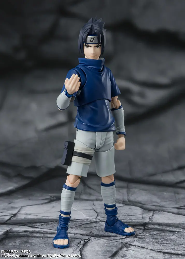 Naruto S.H. Figuarts Actionfigur Sasuke Uchiha -Ninja Prodigy of the Uchiha Clan Bloodline- 13 cm Produktfoto