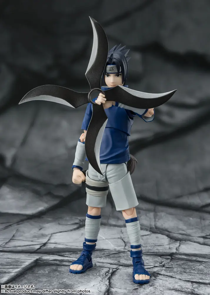 Naruto S.H. Figuarts Actionfigur Sasuke Uchiha -Ninja Prodigy of the Uchiha Clan Bloodline- 13 cm Produktfoto