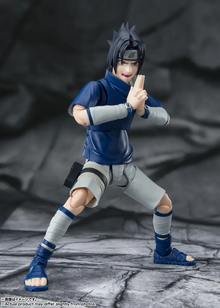 Naruto S.H. Figuarts Actionfigur Sasuke Uchiha -Ninja Prodigy of the Uchiha Clan Bloodline- 13 cm Produktfoto