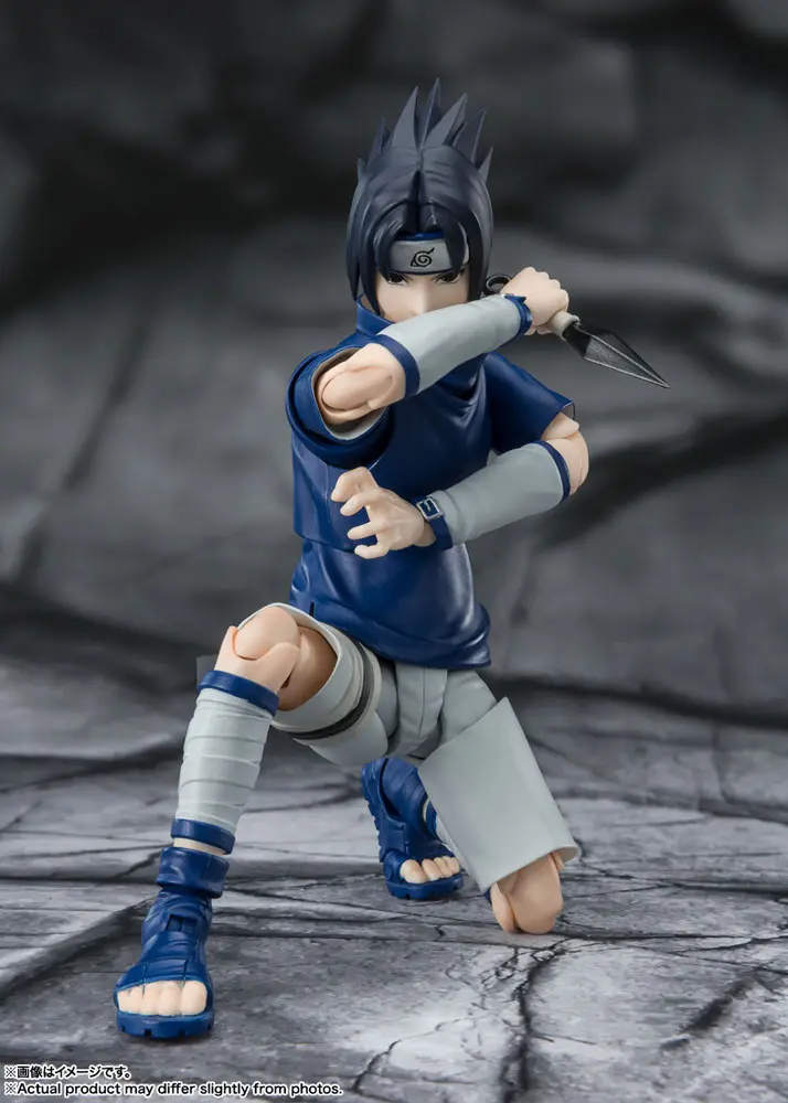 Naruto S.H. Figuarts Actionfigur Sasuke Uchiha -Ninja Prodigy of the Uchiha Clan Bloodline- 13 cm Produktfoto