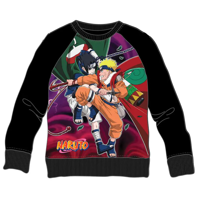 Naruto Sasuke and Naruto Fight Kinder Pullover termékfotó