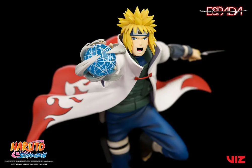 Naruto Shippuden PVC Statue 1/8 Minato Namikaze Vs Nine Tailed Fox 41 cm Produktfoto
