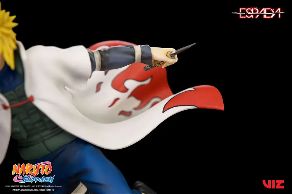 Naruto Shippuden PVC Statue 1/8 Minato Namikaze Vs Nine Tailed Fox 41 cm Produktfoto
