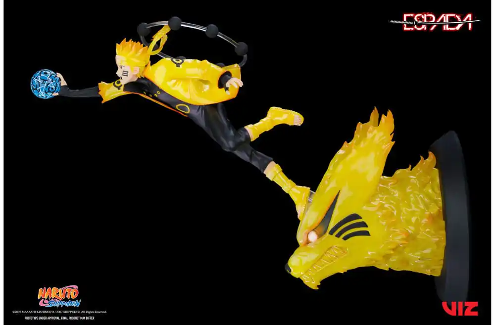 Naruto Shippuden PVC Magnet Statue 1/8 Naruto Uzumaki & Kurama 28 cm Produktfoto