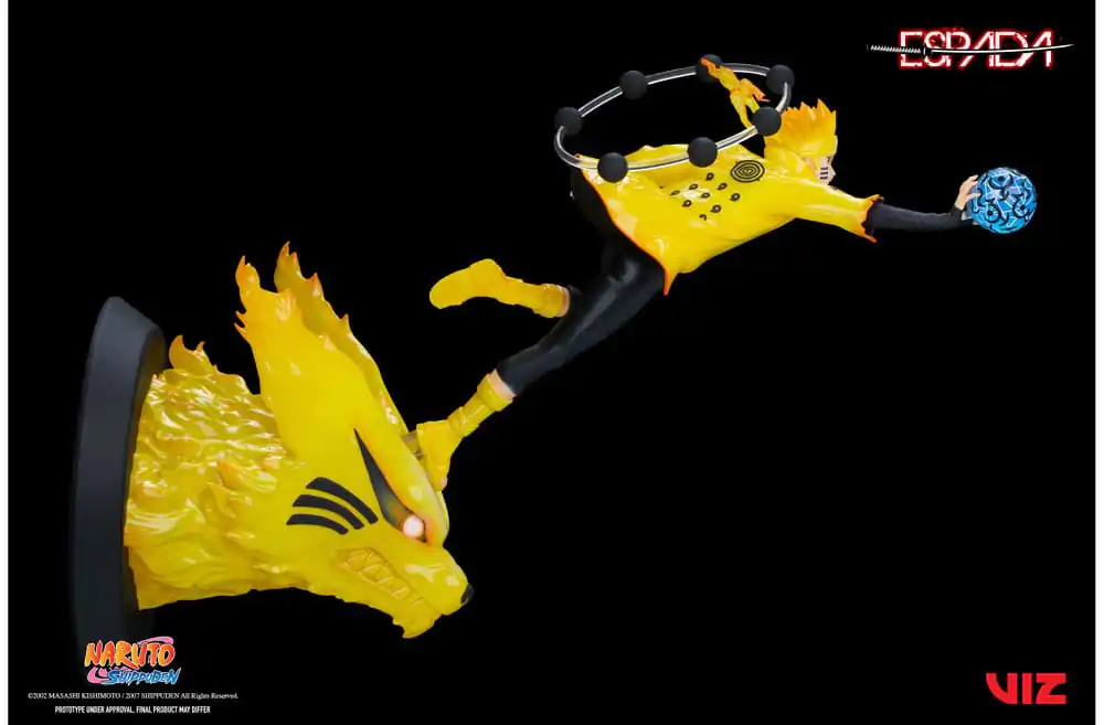 Naruto Shippuden PVC Magnet Statue 1/8 Naruto Uzumaki & Kurama 28 cm Produktfoto