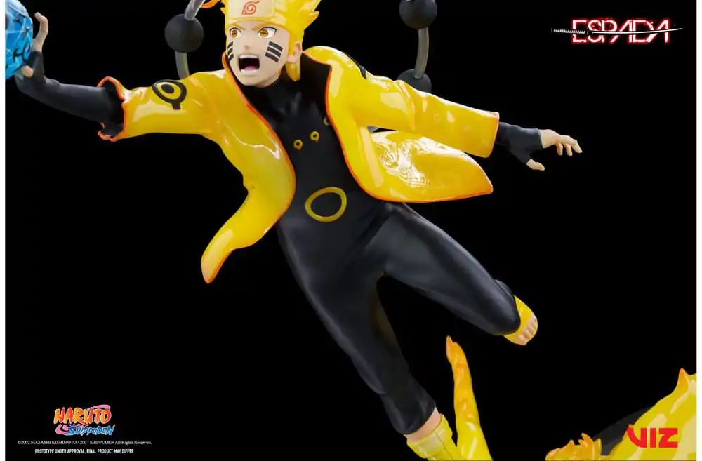 Naruto Shippuden PVC Magnet Statue 1/8 Naruto Uzumaki & Kurama 28 cm Produktfoto