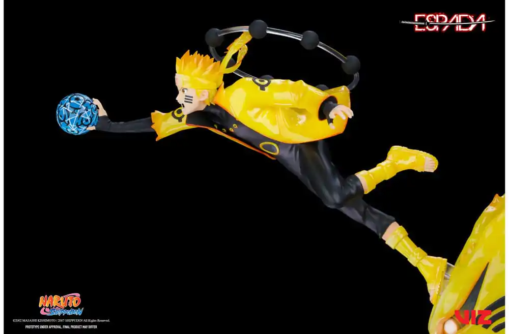 Naruto Shippuden PVC Magnet Statue 1/8 Naruto Uzumaki & Kurama 28 cm Produktfoto