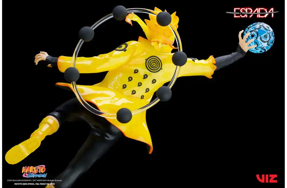 Naruto Shippuden PVC Magnet Statue 1/8 Naruto Uzumaki & Kurama 28 cm Produktfoto