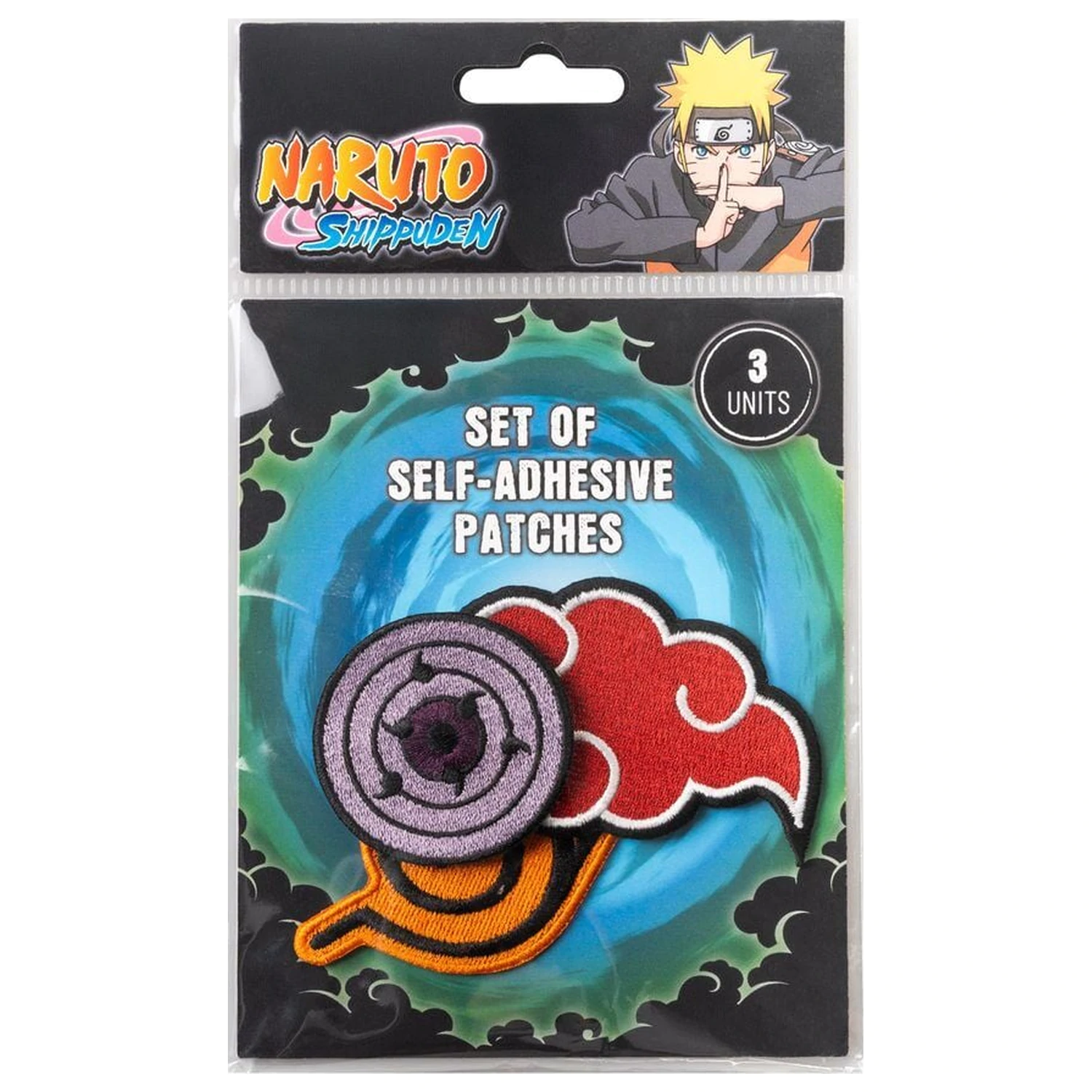 Naruto Shippuden 3er-Set Aufnäher Produktfoto