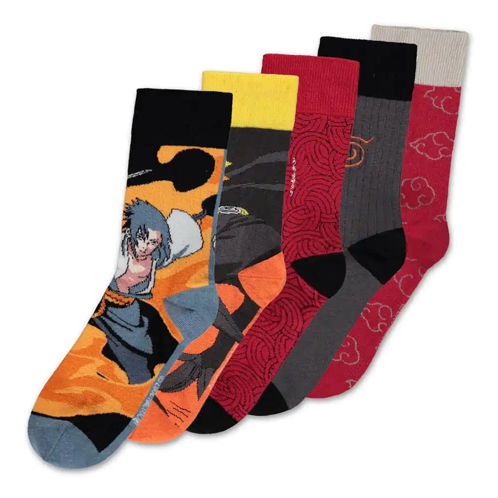 Naruto Shippuden Socken 5er-Pack 35-38 Produktfoto